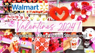 VALENTINES DAY DECOR 2024 AT WALMART | VALENTINES DAY DECOR SHOPPING | Home Decor