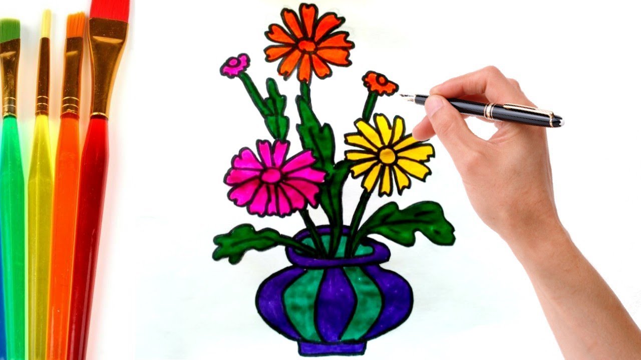 Featured image of post Colour Flower Pot Drawing : There are 1488 flower pot drawing for sale on etsy, and they cost $14.89 on average.