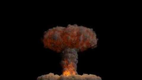 3d Max Nuclear Explosion with Afterburn plug in
