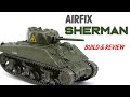 Airfix Sherman M4A2 Tank - 1/76 Scale Plastic Model Kit - Build & Review