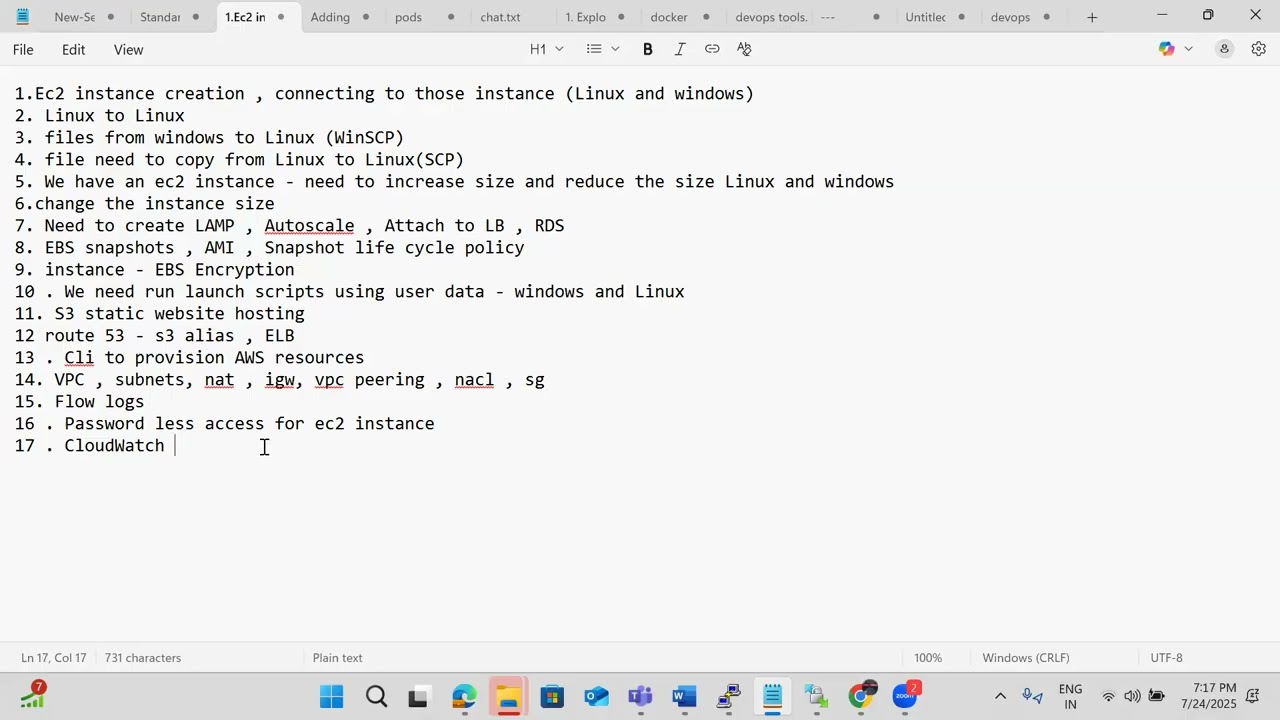 AWS Real time scenarios session 1- mandatory for every one 