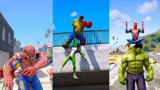 GTA V ZOMBIES ARE COMING 🆚 HULK SAVING SPIDER-MAN HIS GIRLFRIEND - COFFIN DANCE SONG COVER