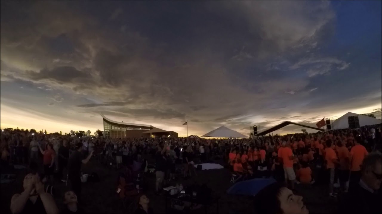 Moon's Shadow Races Across the Clouds!  Astonishing Solar Eclipse Time Lapse