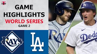 Tampa Bay Rays vs. Los Angeles Dodgers Game 2 Highlights | World Series (2020)