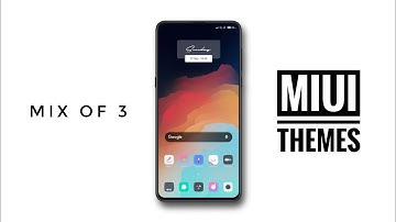 Mix Of 3 MIUI Themes | My Own Customization !