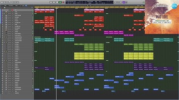 EDM / Progressive House Logic Pro X Template Mad Love