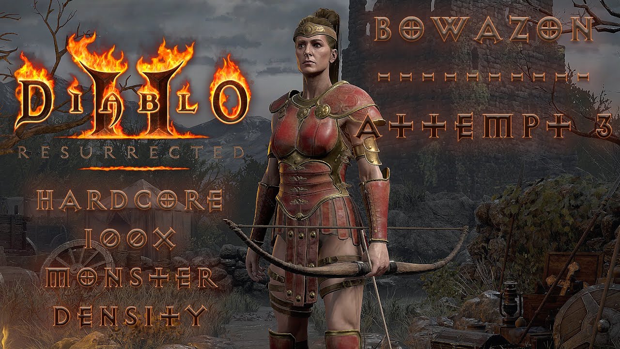 Diablo 2 Resurrected (Modded): HC Bowazon 100X Density
