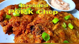 Cooking Crispy Pan Fried Breaded Pork Chops