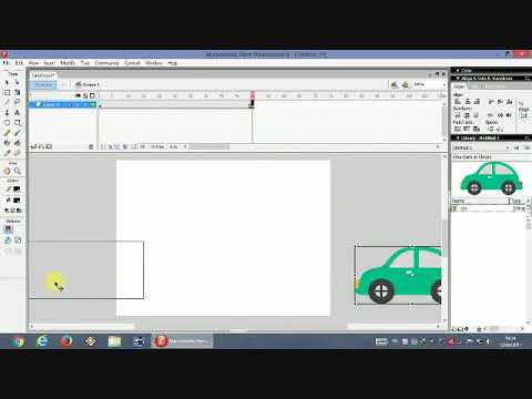  Cara  Membuat  Animasi  Mobil Berjalan  Dengan  Macromedia  