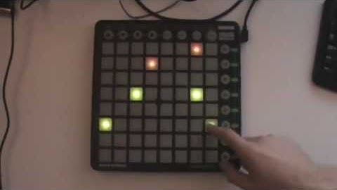 Pure Data Novation Launchpad step sequencer