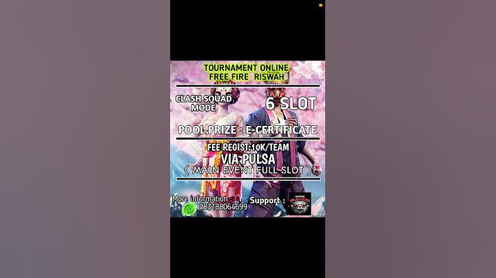 TURNAMEN CLASH SQUAD VIA PULSA 10K/TEAM