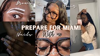Vlog Prepare For Birt ay With Me Brow Tint Lashes Nails Hair ft VShow Hair