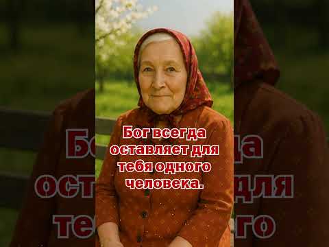 Бог всегда оставляет для тебя одного человека