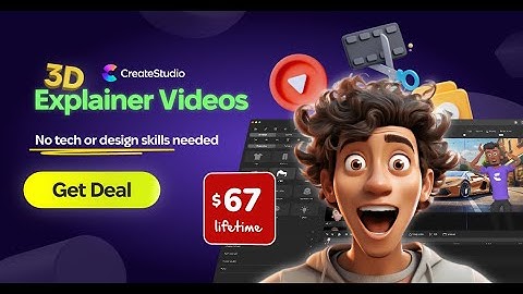 Create Studio 3D Animation Software - Lifetime Access Offer