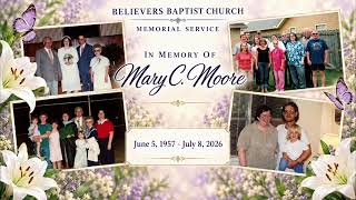 Memorial Service: Mary Moore | 09-24-26