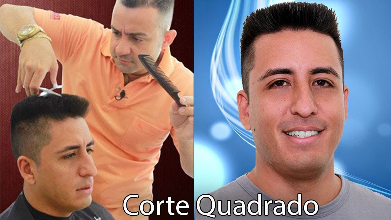 corte de cabelo militar quadrado