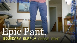 BEST TRAVEL PANT??   Boundary Supply Chase Pant