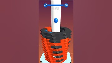Stack Ball Walkthrough Gameplay iOS Android All Level Gameplay Mobile #Shorts