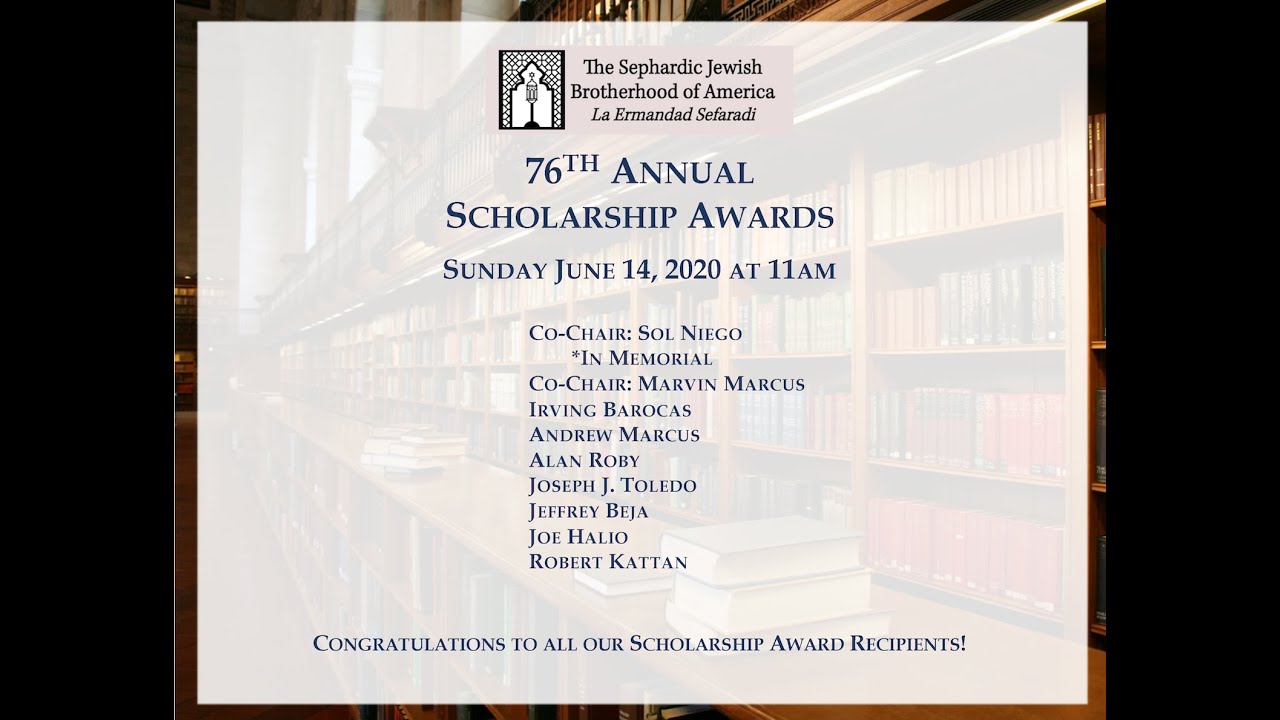 2020 Scholarship Awards Ceremony - YouTube