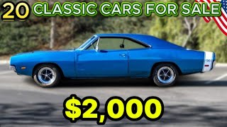 Owner Listings today 20 Cheap Classic Cars Sale