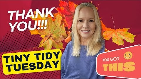 Tiny Tidy Tuesday: A Minimalist Approach to Pre-Holiday Cleaning and Decor