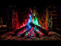 🔴🔵🟢 Colorful Fireplace 4K | Relaxing Multi-Color Fire Sounds for Sleep & Meditation