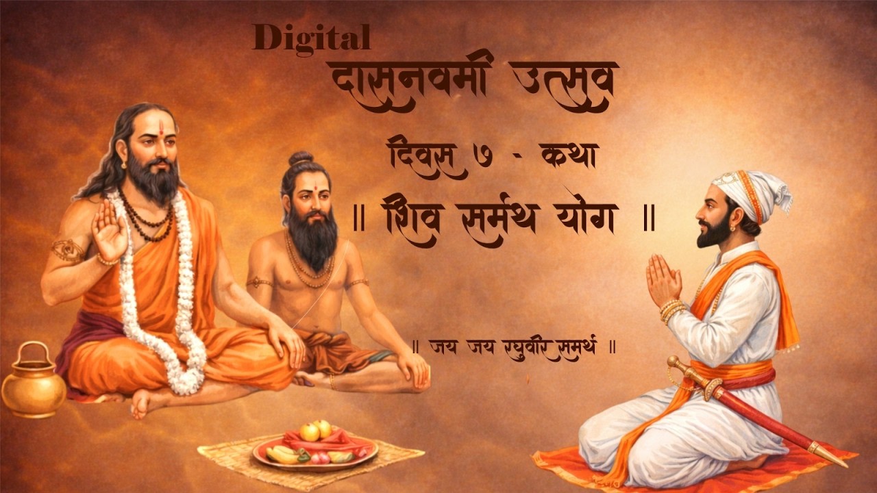 Digital दासनवमी उत्सव | दिवस - ७ , कथा - शिव समर्थ योग | स. भ. सौ. रसिकाताई ताम्हनकर