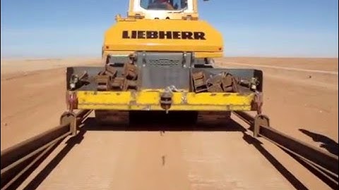 Mechanized Track laying with NTC - Railpulling