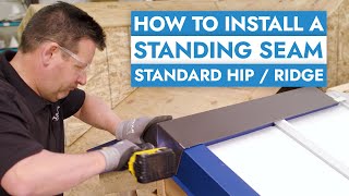 How to Install a Hip / Ridge on a Standing Seam Roof: SMI Detail HR1