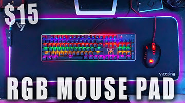 Budget RGB Extended Mouse Pad! (Only $15)
