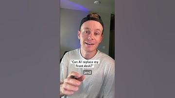Can AI replace your front desk? #aiagents #aireceptionist #aitips
