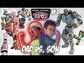 Dad vs. Son!  Real Steel World Robot Boxing! Fatboy & Ambush Multiplayer WRB Gameplay | FGTEEV #1