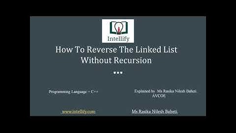 How to Reverse the Singly Linked List Without Recursive