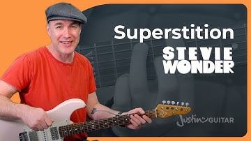 Superstition Guitar Lesson | Stevie Wonder - Get your GROOVE on :)