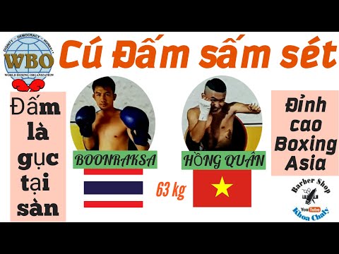 Video WBO Boxing Asia|| cú đấm sấm sét của Đinh Hồng Quân hạ... - youtube
