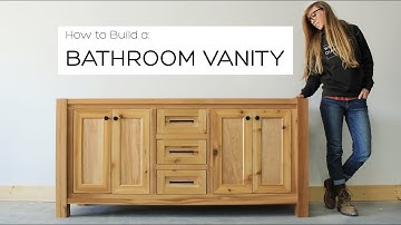 How to Build a Bathroom Vanity | Double Sink Vanity Cabinet