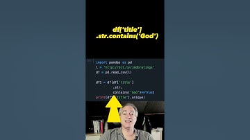 Filter Pandas DataFrame by substring matching 🐼 #shorts #pandas