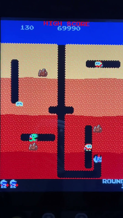 Dig Dug Level 1 Hack! 5000 Points Every Time And Fast! #shorts #gaming #gamingshorts
