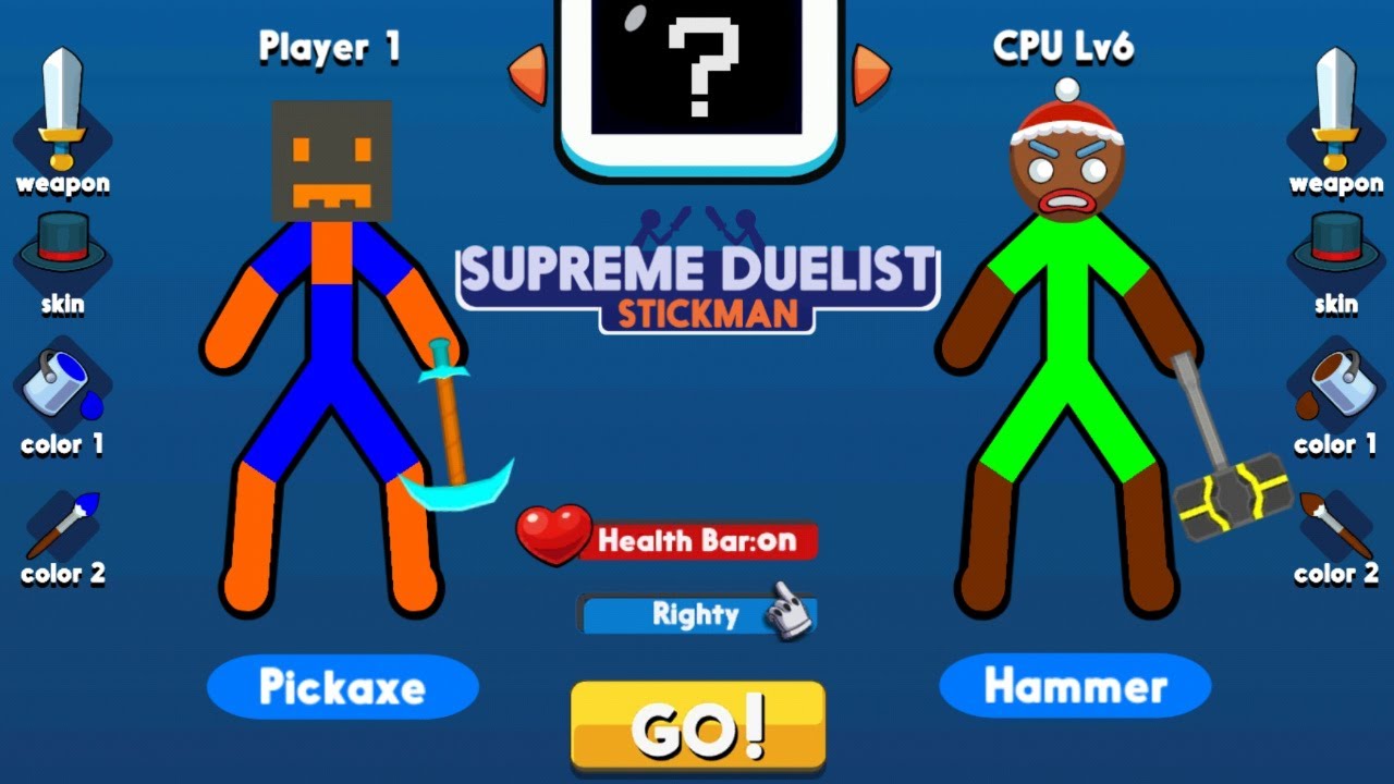 Supreme Duelist Stickman BEST WEAPONS Gameplay Walkthrough ( android