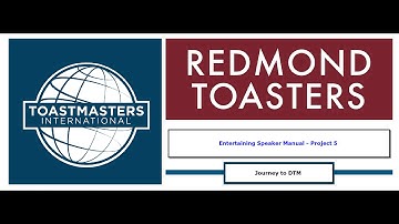Toastmasters: Journey to DTM