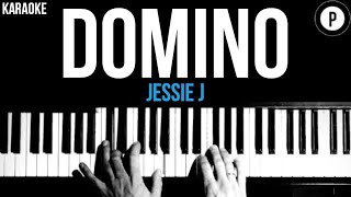 Jessie J - Domino Karaoke Slower Acoustic Piano Instrumental Cover Lyrics