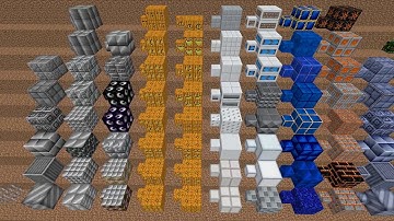 Minecraft 1.7.10 All chisel blocks, palette, GTNH