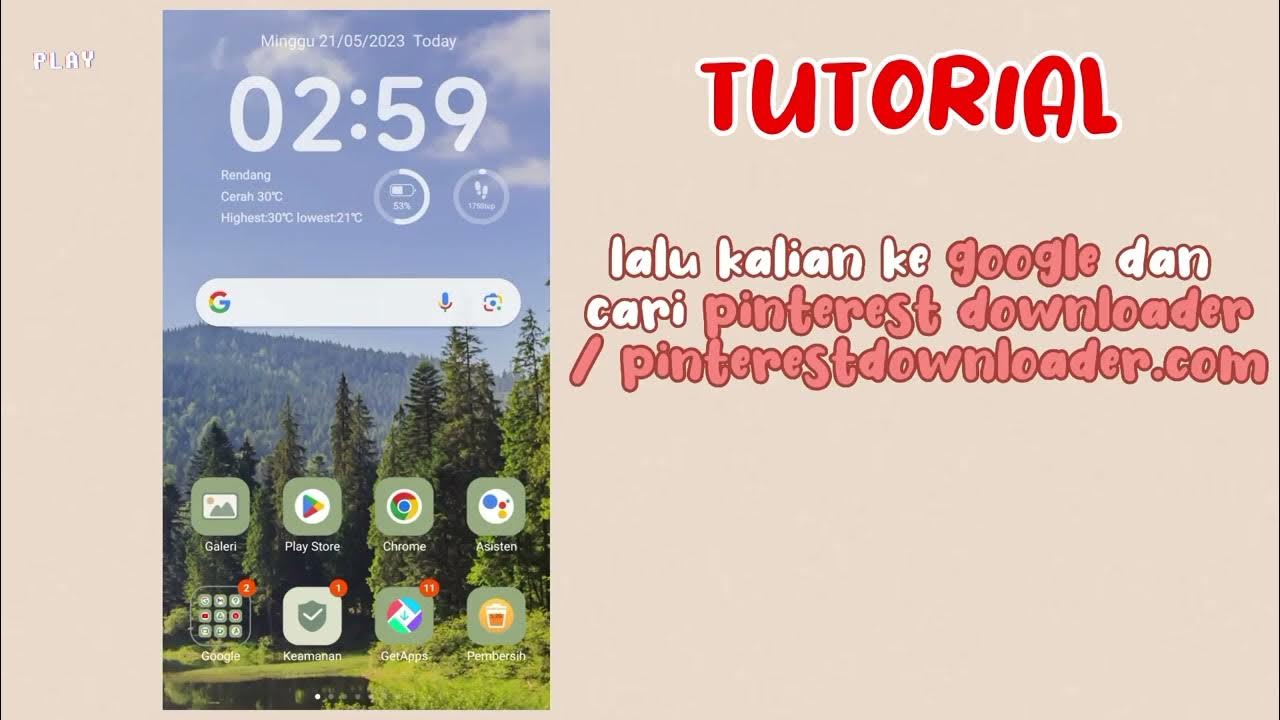 Cara mendownload video dari pinterest gampang bangett youtube