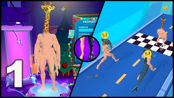 🦒 Merge Animals 3D 🕷 Level 1 Gameplay Walkthrough (iOS,Android)