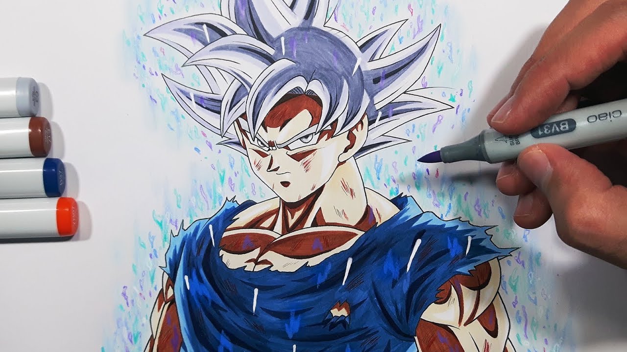 How to draw goku ultra instinct step by step – Artofit