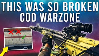 They just fixed the most broken thing in COD Warzone...
