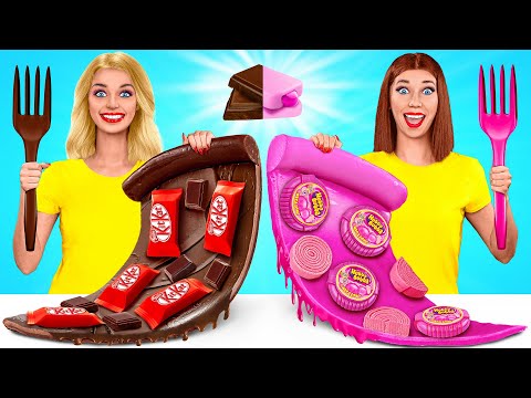 Жевательная Резинка vs Шоколадная Еда Челлендж | Смешные челленджи от Multi DO Challenge