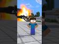 sigma steve hit the helicopter #minecraft #roblox #minecraftanimation
