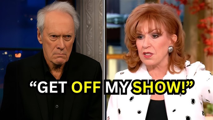Clint Eastwood KICKED OFF The View After Explosive Clash With Joy Behar -  YouTube