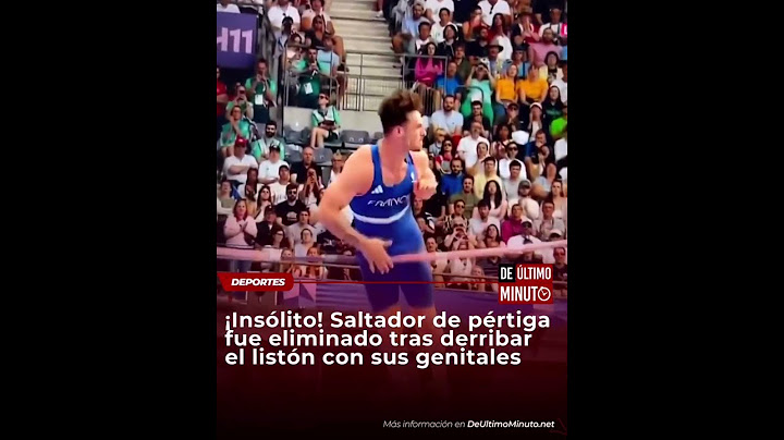 Saltador de pértiga fue eliminado tras derribar el liston con sus gemelas